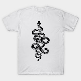 Tattoo Style Snake T-Shirt